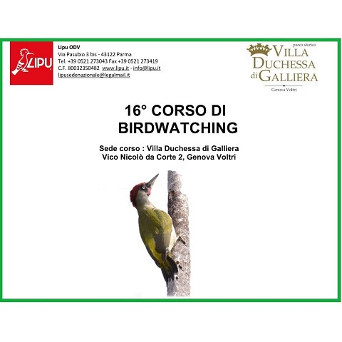 16° Corso di Birdwatching - 2024