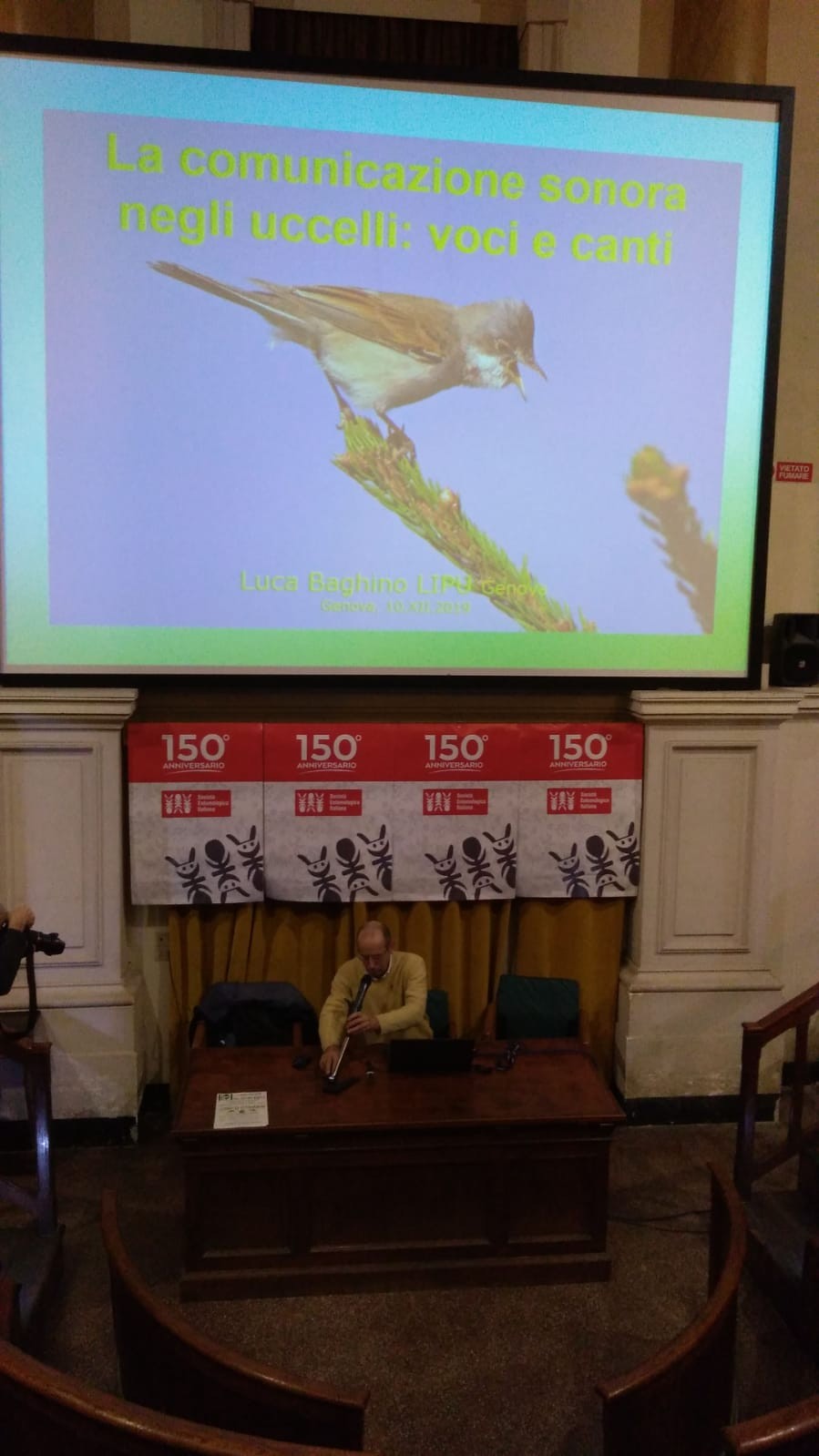 Conferenza “il canto degli uccelli” 2019