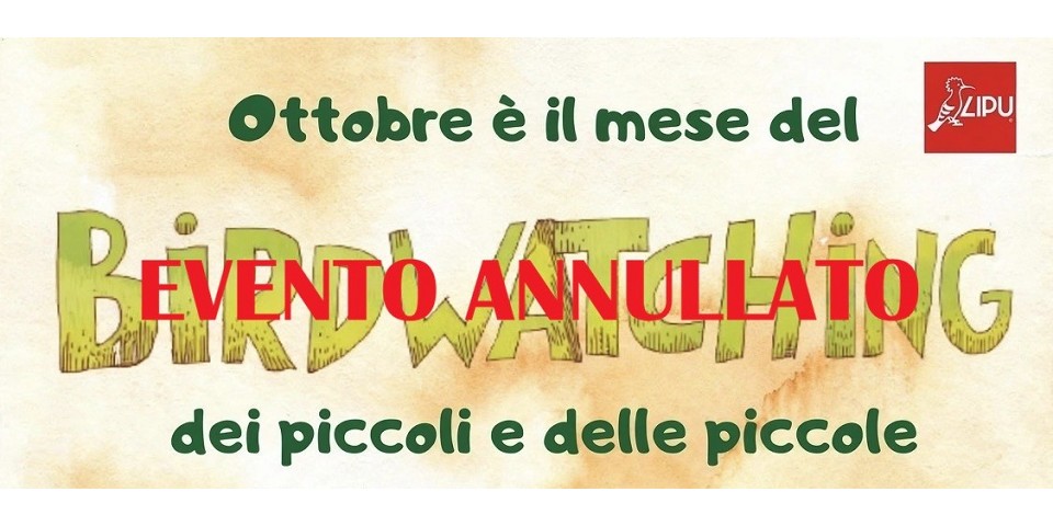 Birdwatching dei piccoli 2026-EVENTO ANNULLATO